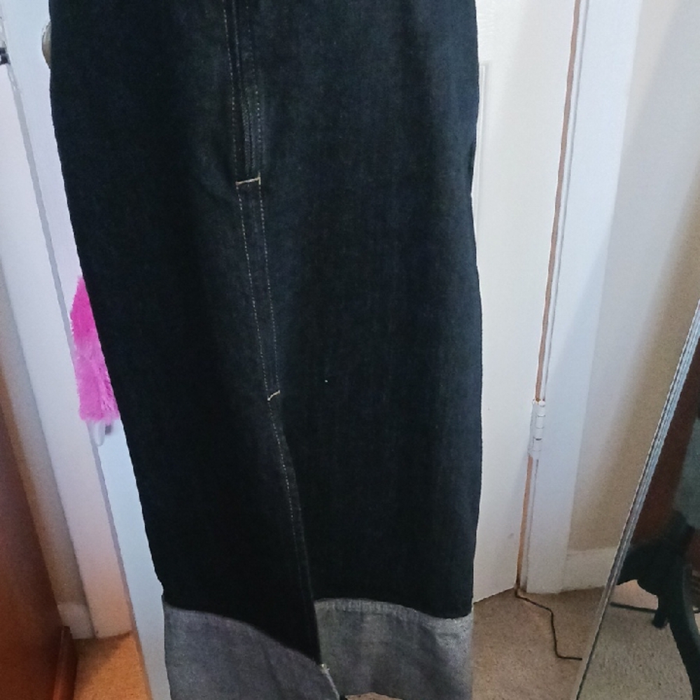 Dark Denim Maxi Skirt